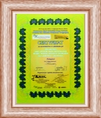 Certyfikaty firmy Sorel