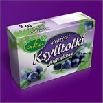 Ksylitolki® Drażetki pudrowe jagodowe 40g