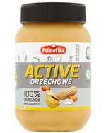 Pasta orzechowa ACTIVE 100% orzeszków<br />arachidowych 470g