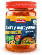 Wegański sos curry warzywa z cieciorką 300G